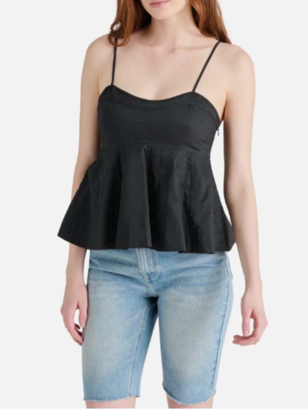 Steve Madden Delta Peplum Top Size XS-MSRP$69